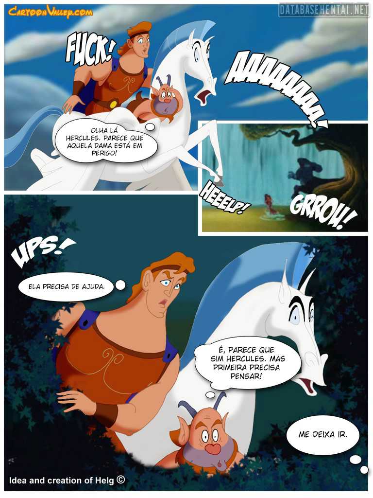 [Hercules] Phil Gets Lucky hentai colorido