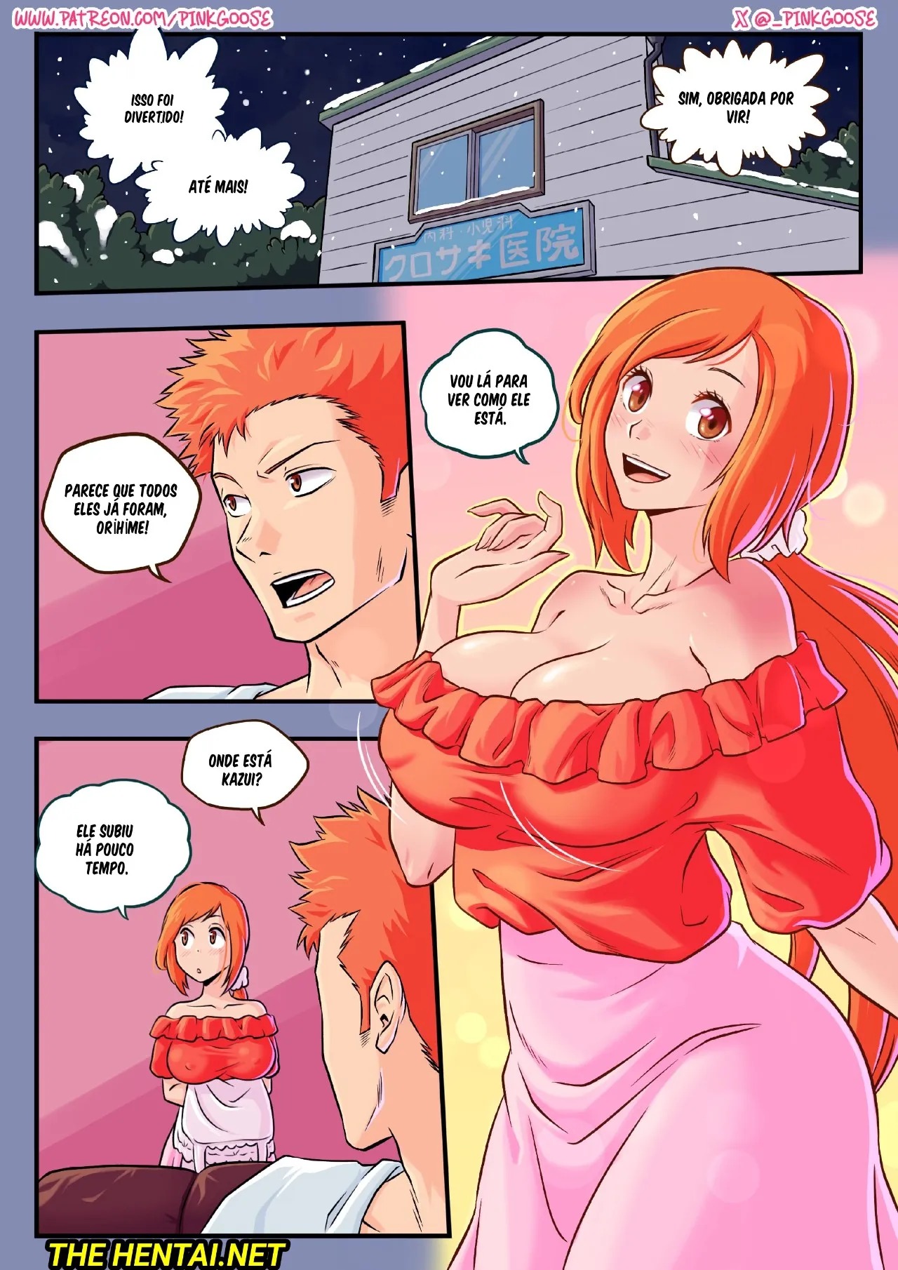 Bleach Porno: Orihime X Ichigo