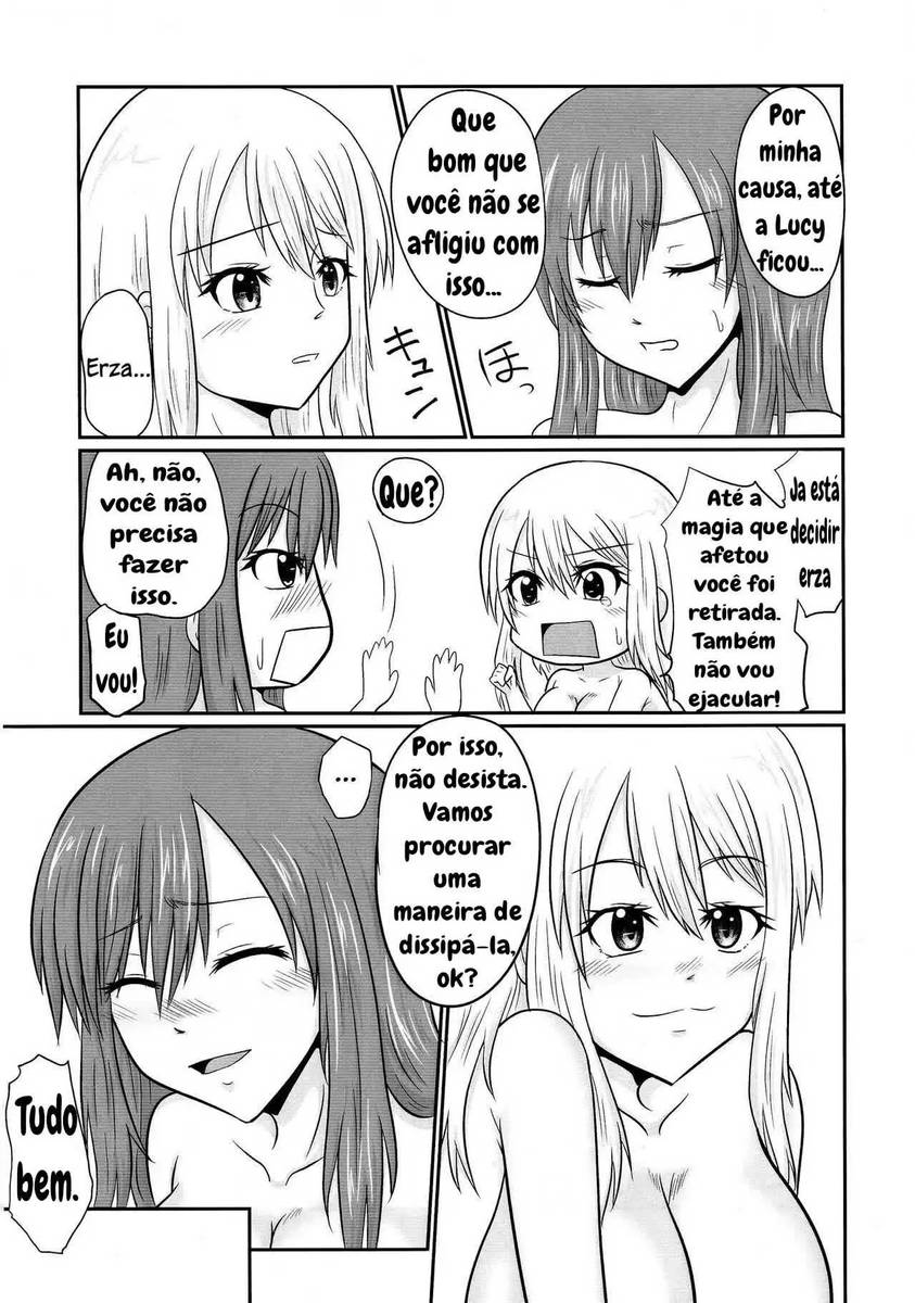 Fairy Tail Hentai - Erza e Lucy futunari