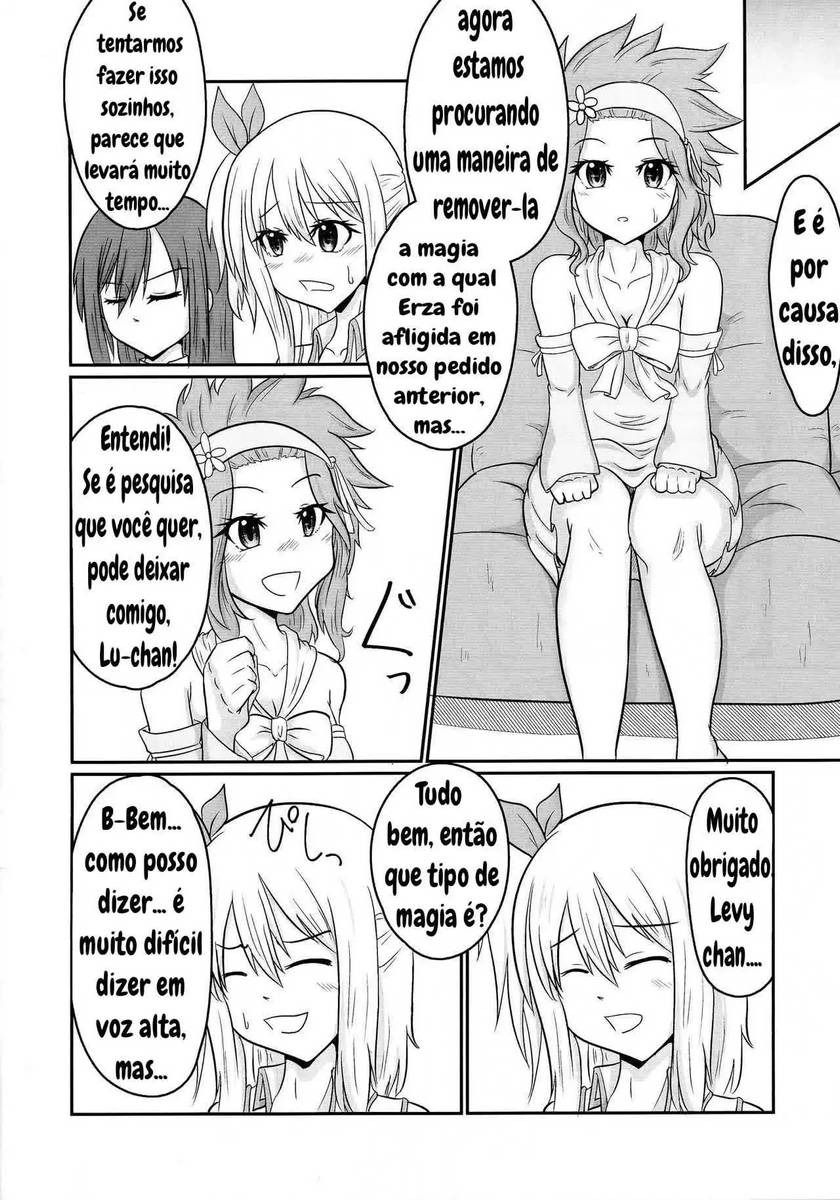 Fairy Tail Hentai - Erza e Lucy futunari