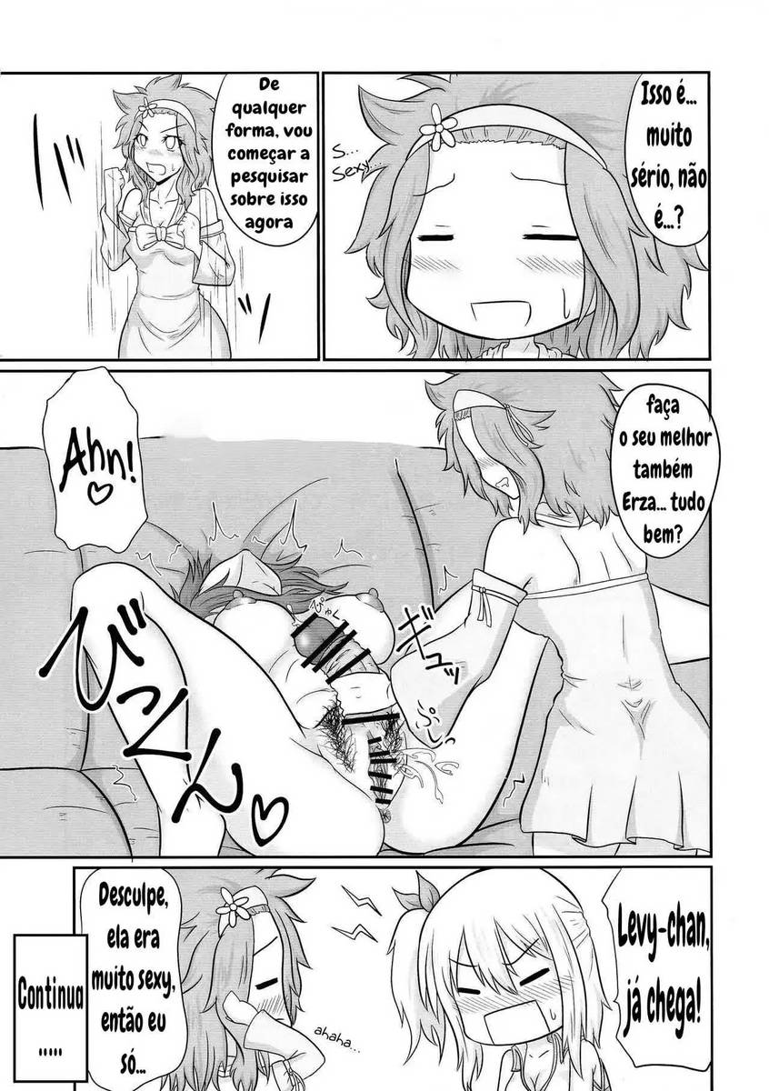 Fairy Tail Hentai - Erza e Lucy futunari