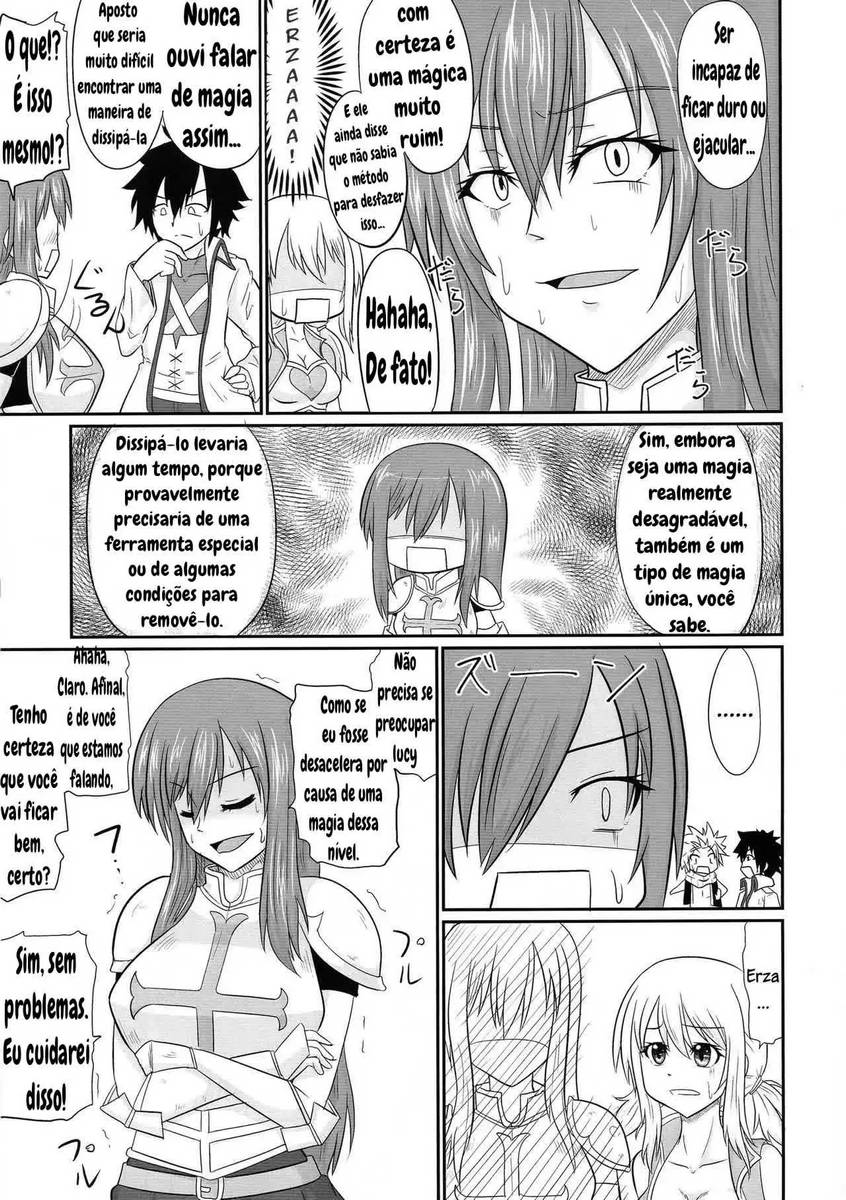 Fairy Tail Hentai - Erza e Lucy futunari