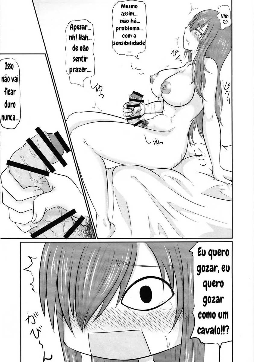 Fairy Tail Hentai - Erza e Lucy futunari