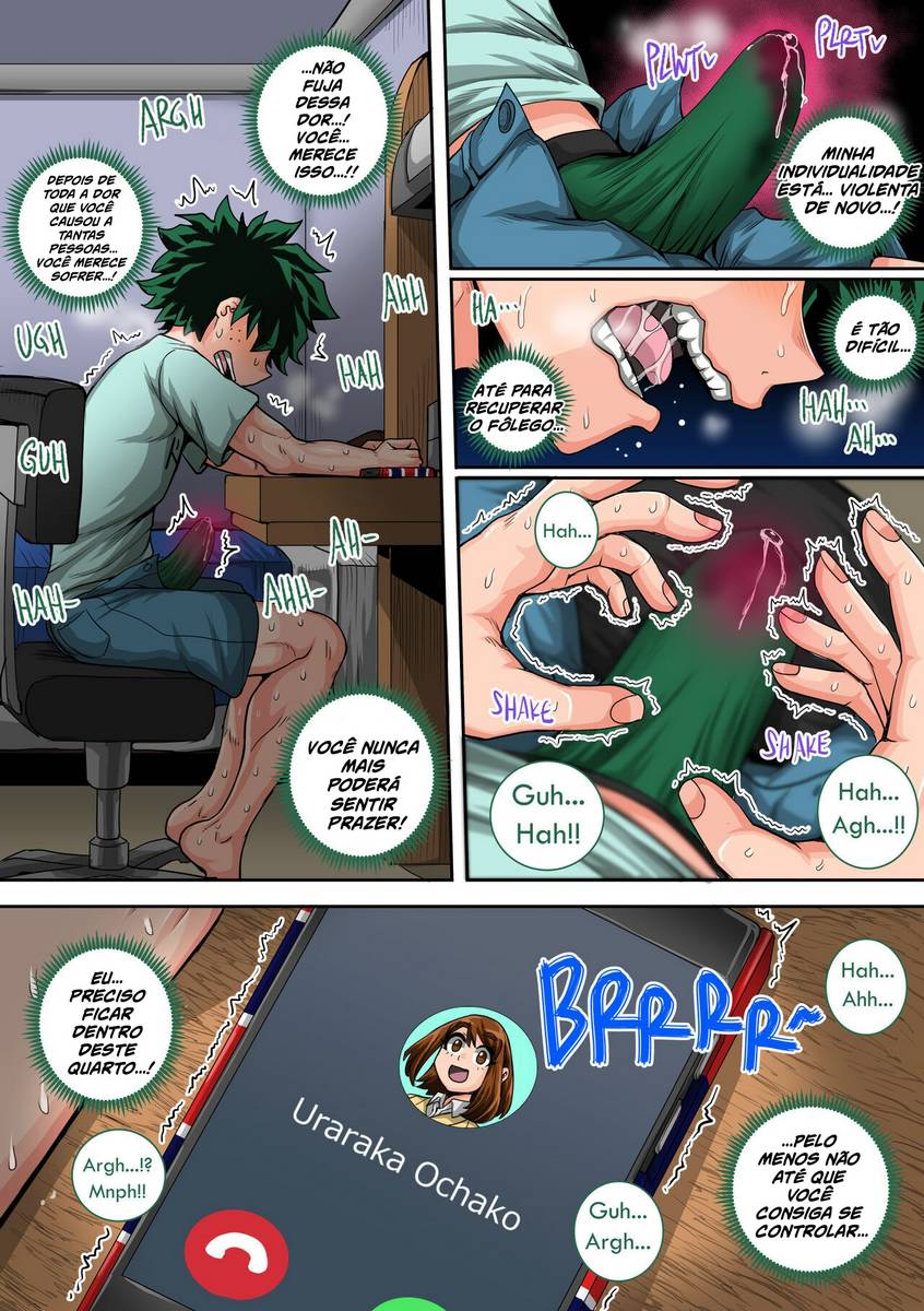 Boku no Hero Academia Hentai - Midoriya com muito tesão