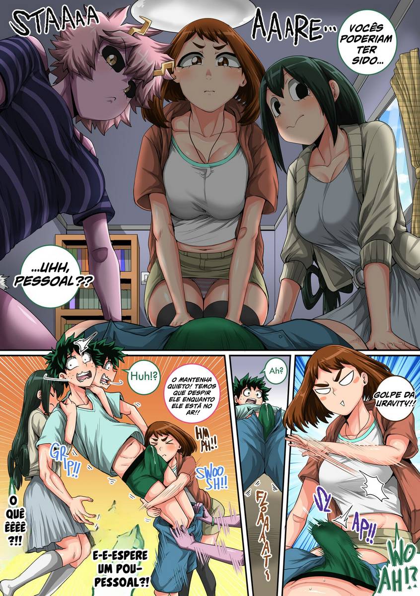Boku no Hero Academia Hentai - Midoriya com muito tesão
