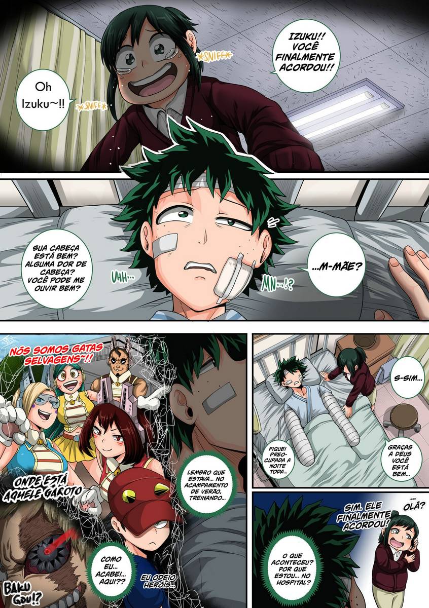 Boku no Hero Academia Hentai - Midoriya com muito tesão