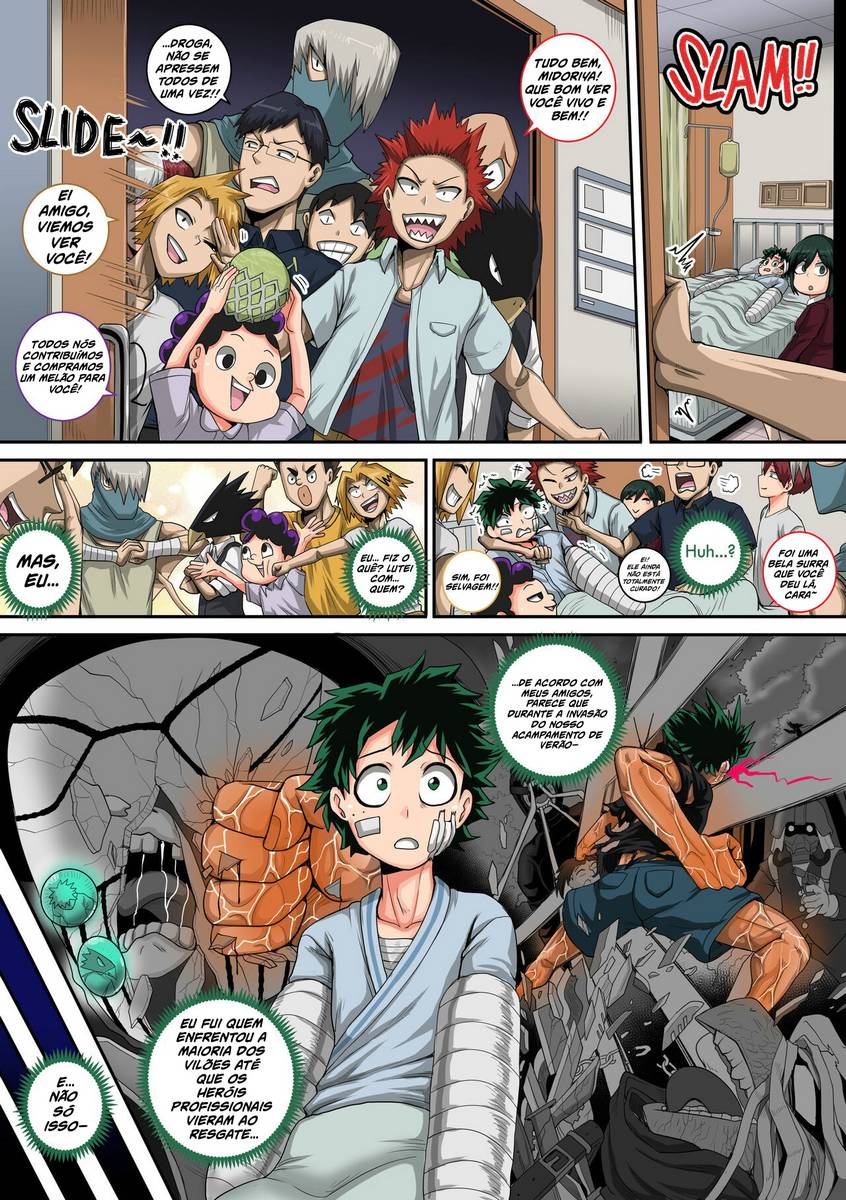 Boku no Hero Academia Hentai - Midoriya com muito tesão