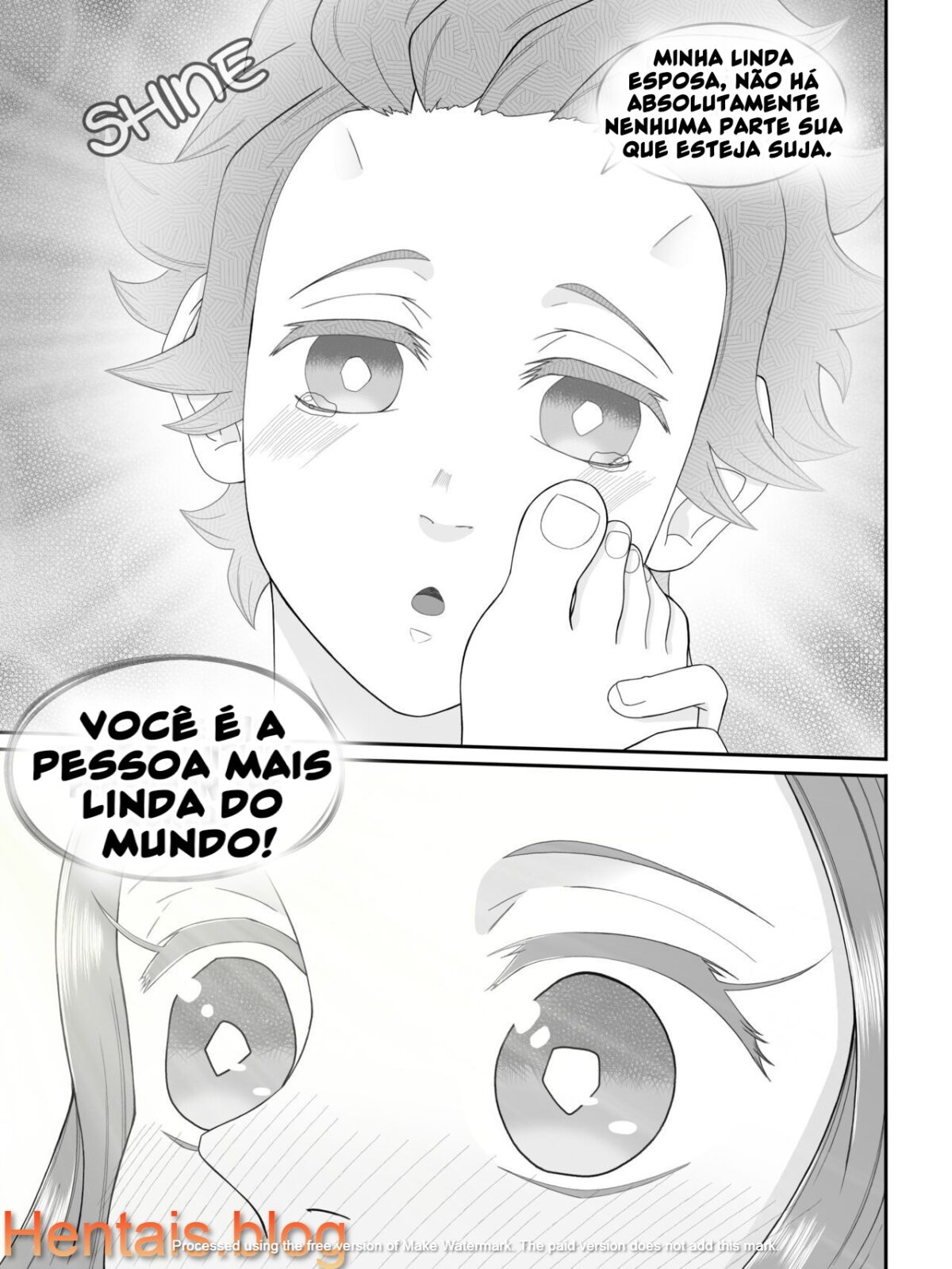 Demon Slayer Hentai - Nezuko louca por sexo