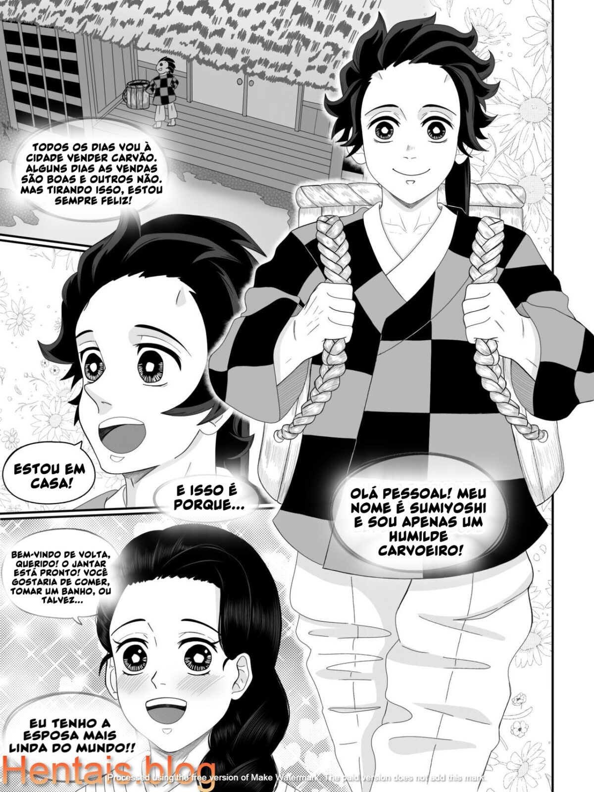 Demon Slayer Hentai - Nezuko louca por sexo